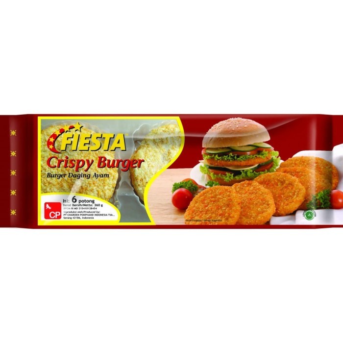 

FIESTA CRISPY BURGER 360 GR