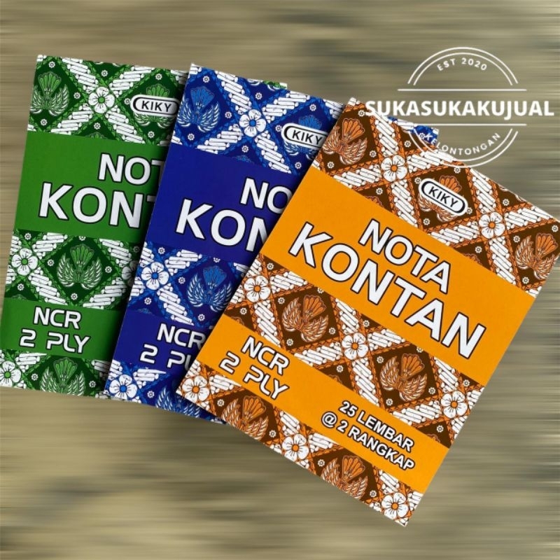 

Nota bon kiky rangkap 2 BESAR