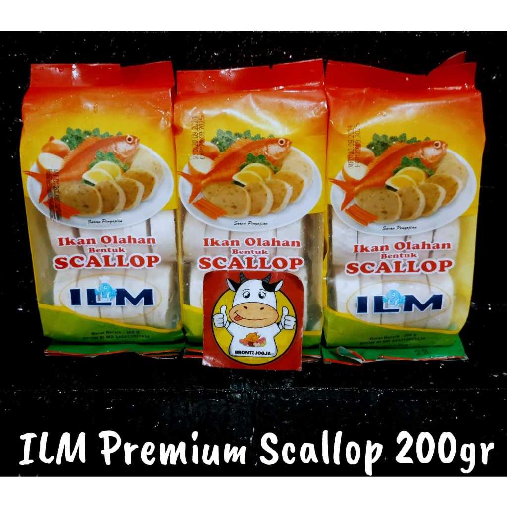 

ILM PREMIUM SCALLOP OLAHAN IKAN KEMASAN 200GR/500GR - DISASS JOGJA