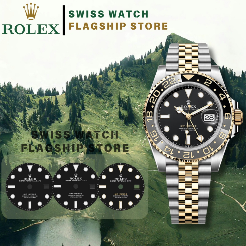 【Garansi 5 tahun】ROLEX 100% Asli Rolex GMT-Master ll m126713GRNR-0001 ROLEX jam tangan ori gmt maste