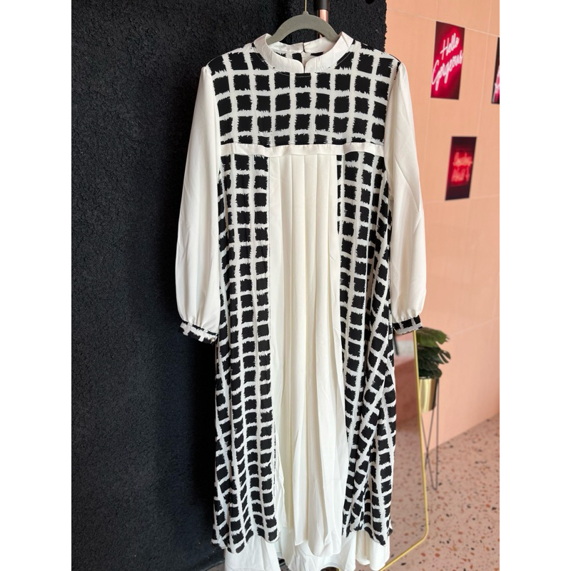 Gamis motif Tartan