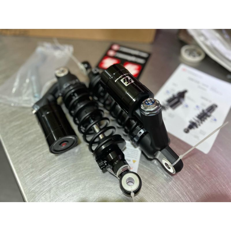 Shock breaker Racingbros Belakang Kawahara HLR Twin Shicane Twin 280MM 320MM Bebek  FIZR FORCE1 Jupi
