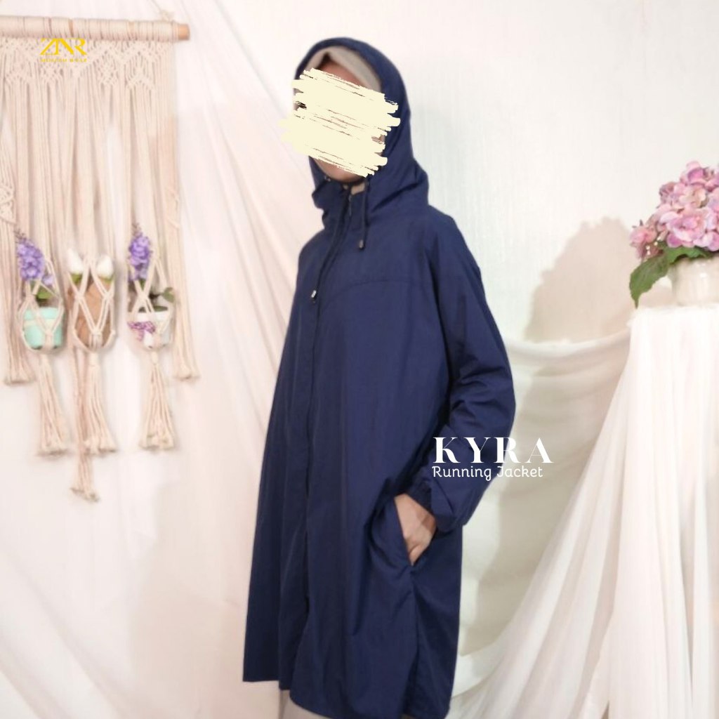 Jaket parasut terbaru wanita jacket olahraga sport terbaru jaket sauna Kyra by ZNR Muslimah