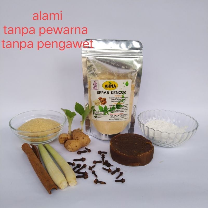 

BERAS KENCUR AHNA BUBUK INSTAN ENAK SEGAR. 100/200/250 gr