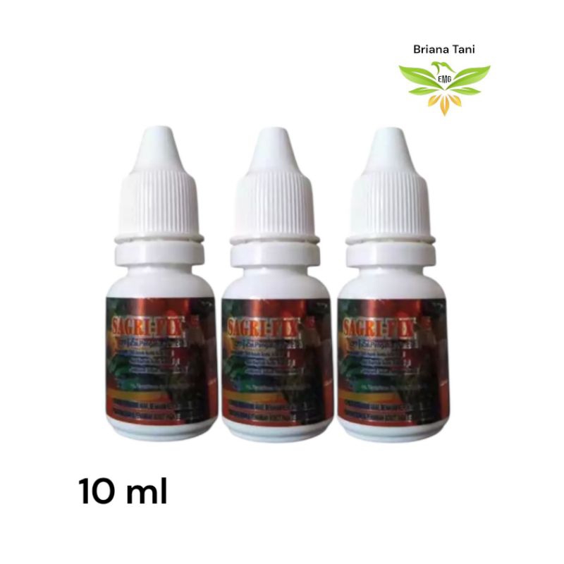 ￼Sagri Fix 45SL 10ML IAA 15 g/l NAA 15 g/l Compound Sodium Nitrophenolate 15 g/l Pupuk ZPT Zat Penga