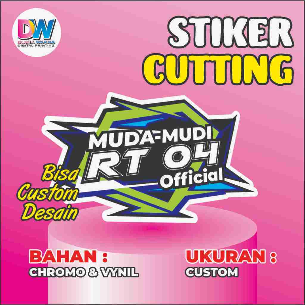 

CETAK STIKER CUTTING/STIKER CUTTING/ DECAL/ MOTOR/STIKER RACING/ GARAGE