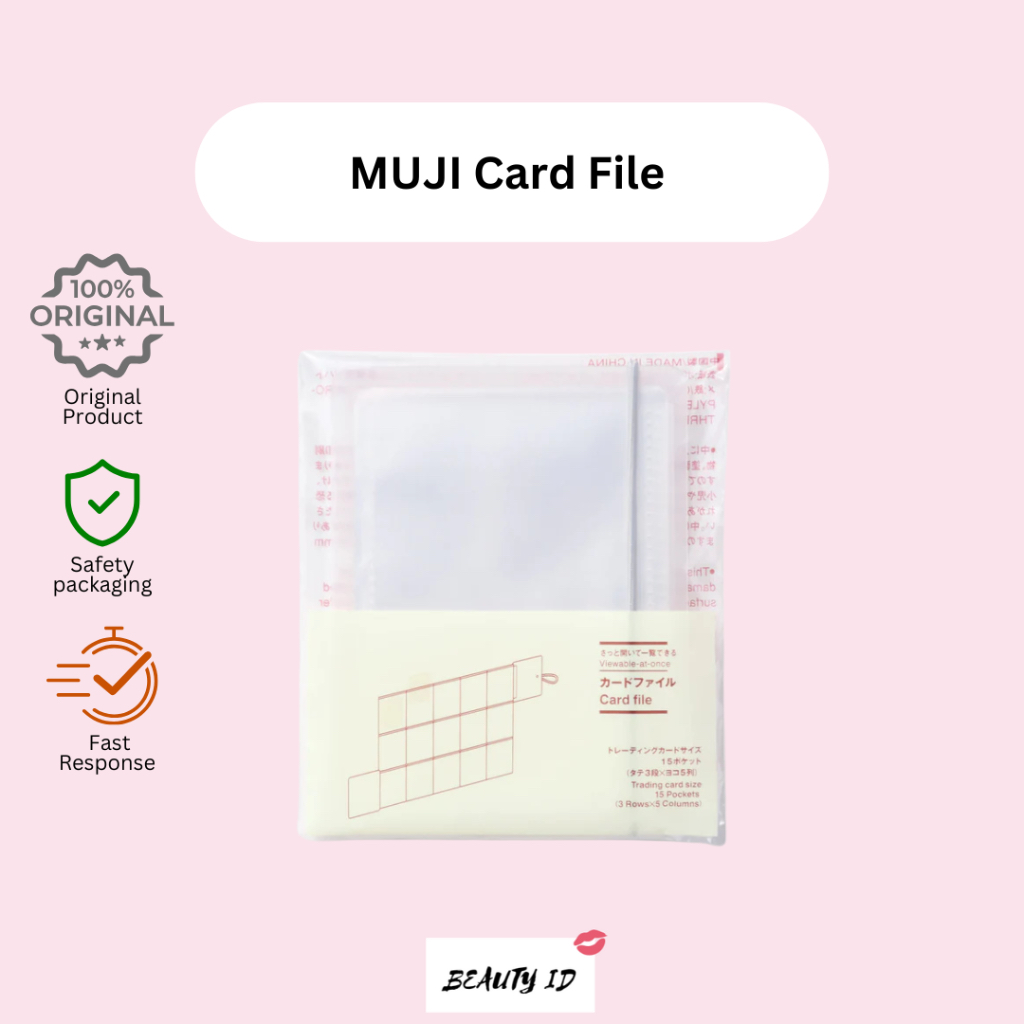 

[READY] MUJI Card File - MUJI Kolbuk 15 slot / 12 slot Original Japan