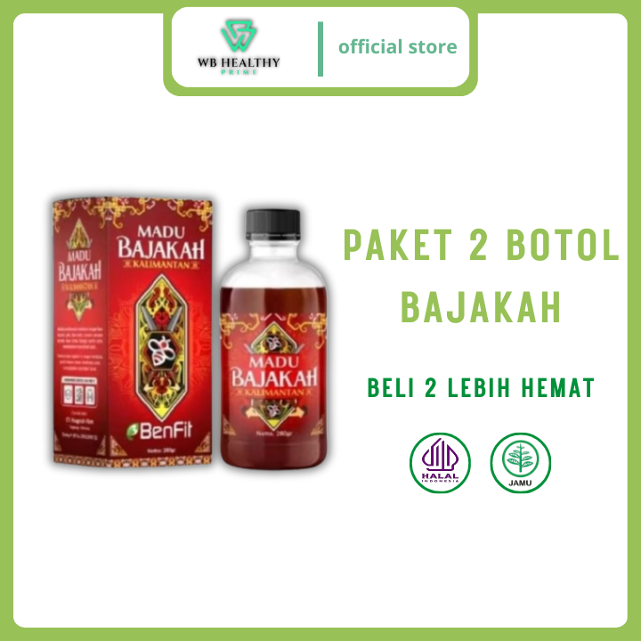2 botol BENFIT Madu Bajakah Asli Borneo Kalimantan 280gram