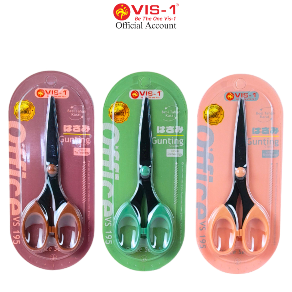 

VIS-1 - Gunting Kertas Kode VS-195 dengan Mata Pisau Tajam / Scissors