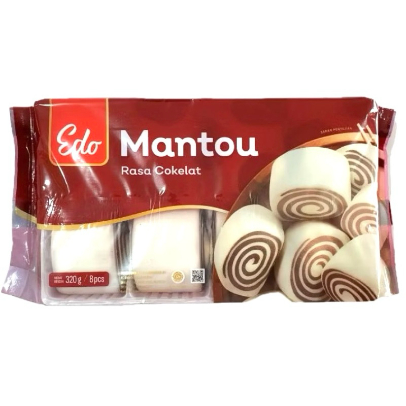 

Edo Mantou Rasa Coklat 320g