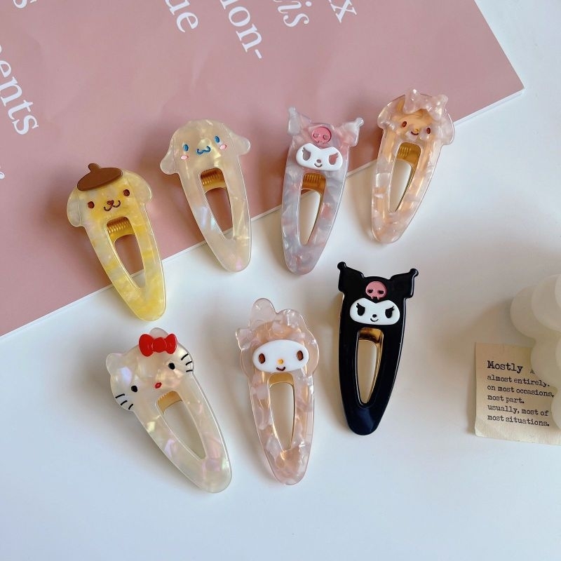 Sanrio hair clip / Hair clip / Melody hair clip / Kuromi hair clip / hello kitty hair clip