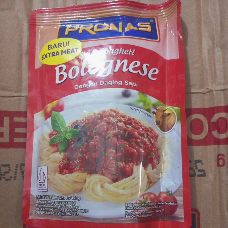 

Pronas Saus Spagheti Bolognese 175 gr