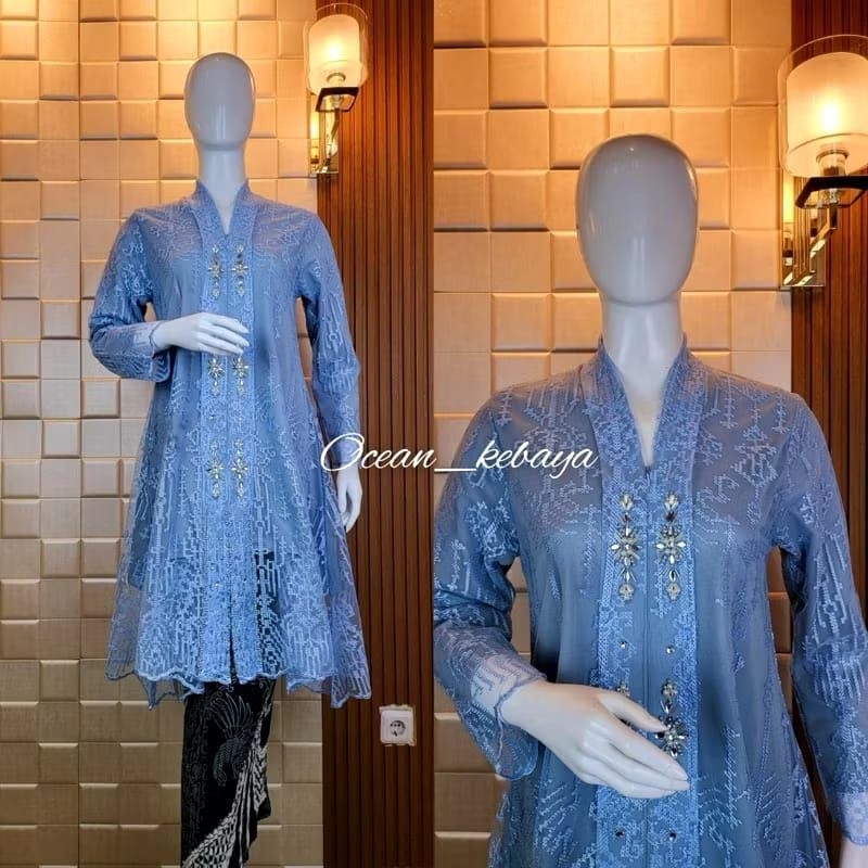KEBAYA KARTINI/ KEBAYA MODEREN ICE BLUE