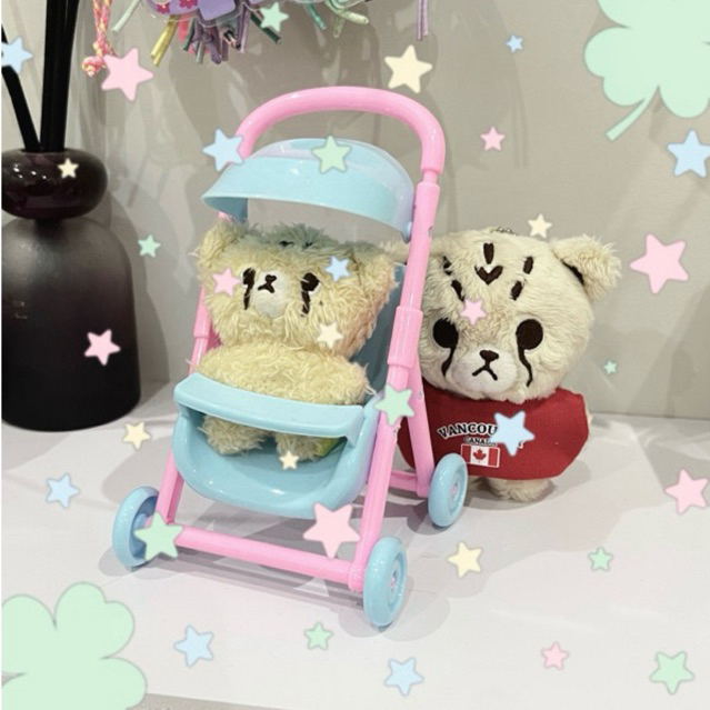 [ READY STOCK ] STROLLER DOLL BABY CHAIR DOLL 10CM ACCESSORIES