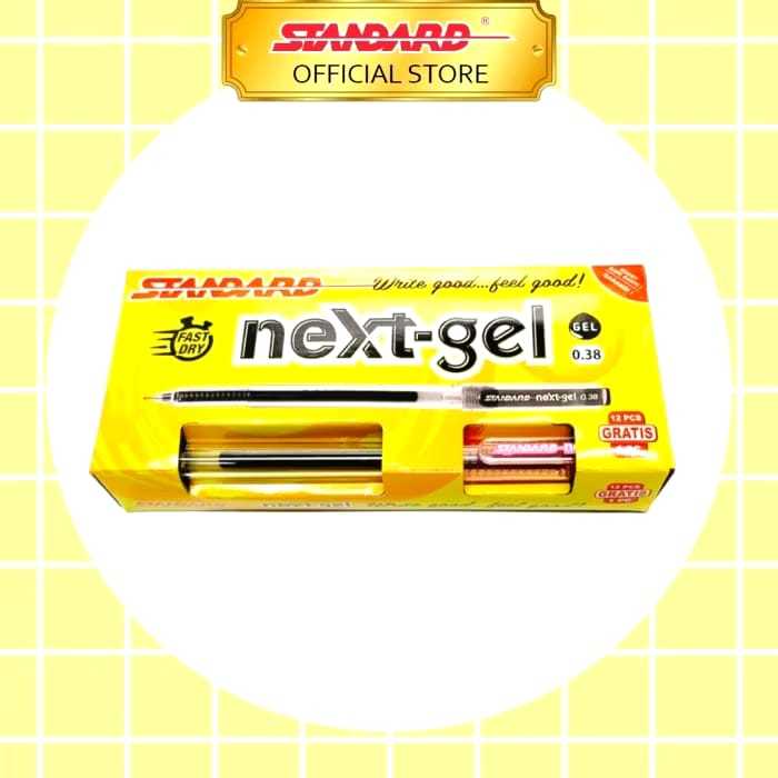 

Pulpen / Ballpoint / Pen Gell Standard Next-Gel (12 Pcs)
