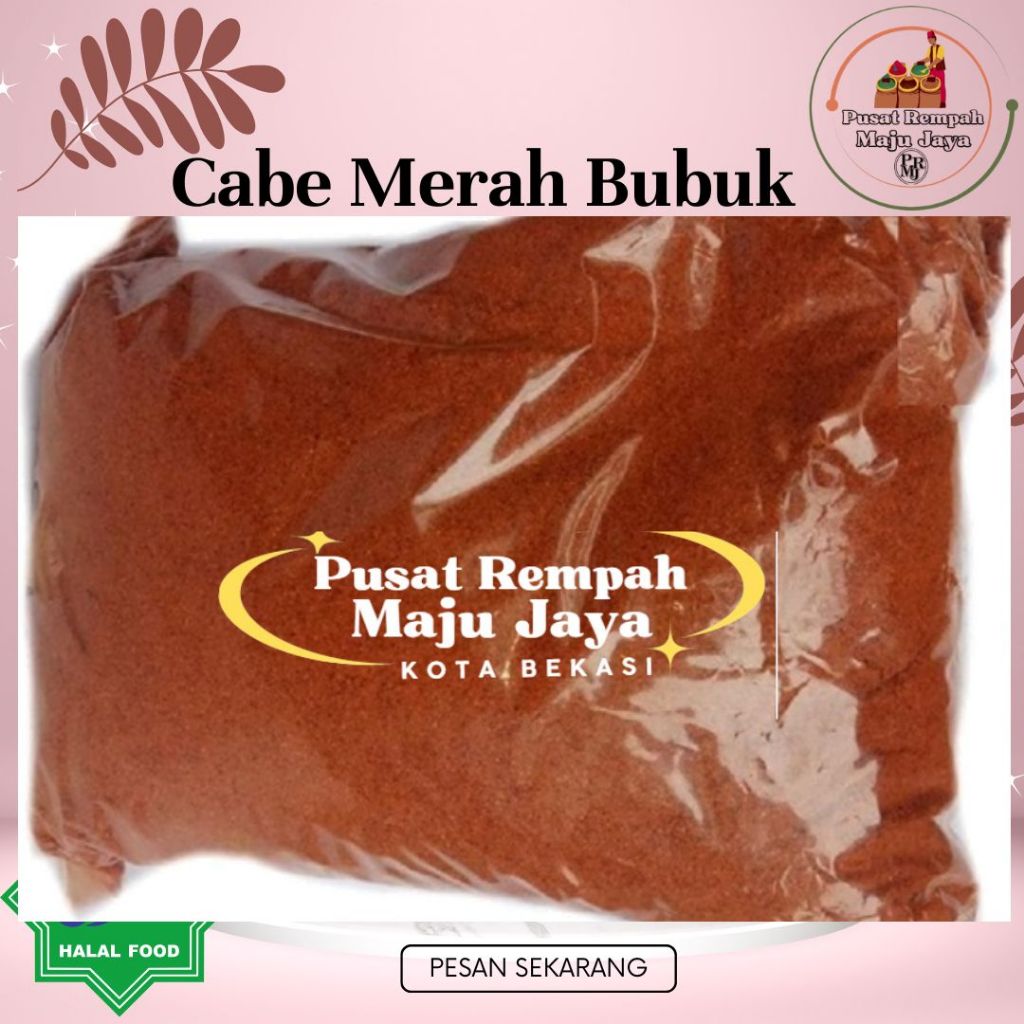 

Repack cabe merah bubuk 1 kg