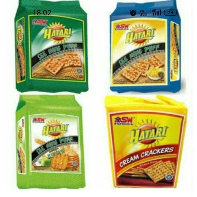 

Roti crakers Hatari.