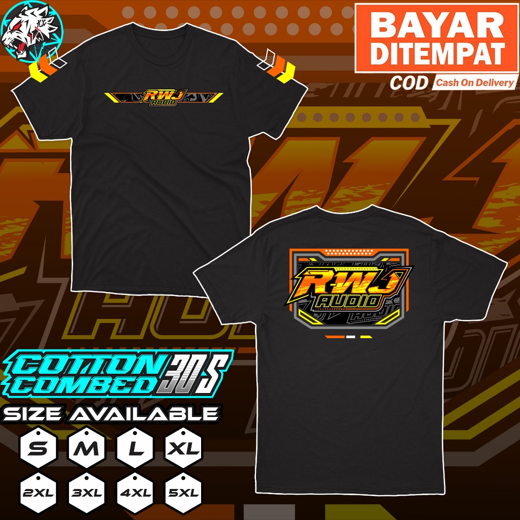 Kaos RWJ Audio Raden Wijaya Baju Sound System