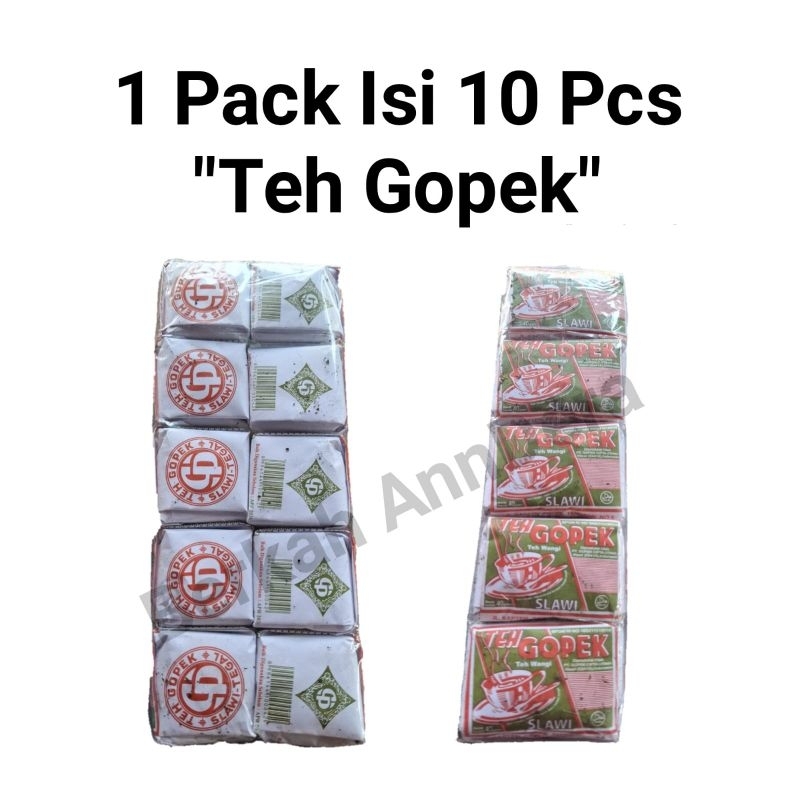 

Teh Gopek 1 Pack Isi 10 Pcs
