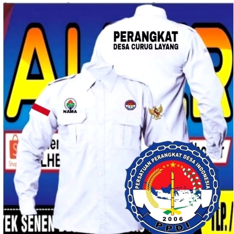 kemeja perangkat desa baju perangkat desa seragam perangkat desa Pdh perangkat desa kemeja kerja per