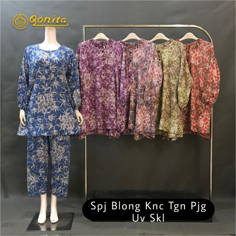 Setelan Qonita Batik  - SPJ Blong Kancing uv