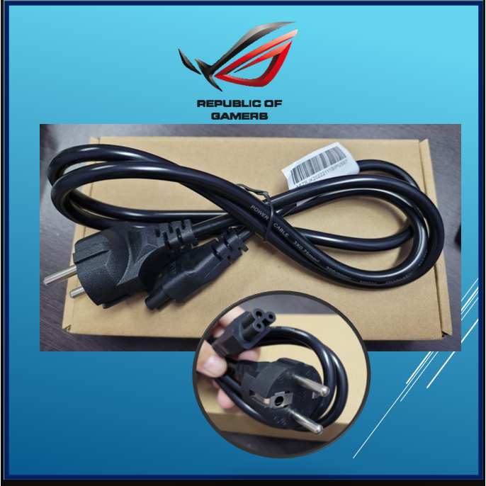Kabel Power Laptop Asus ROG Ori 3 lubang terbaru