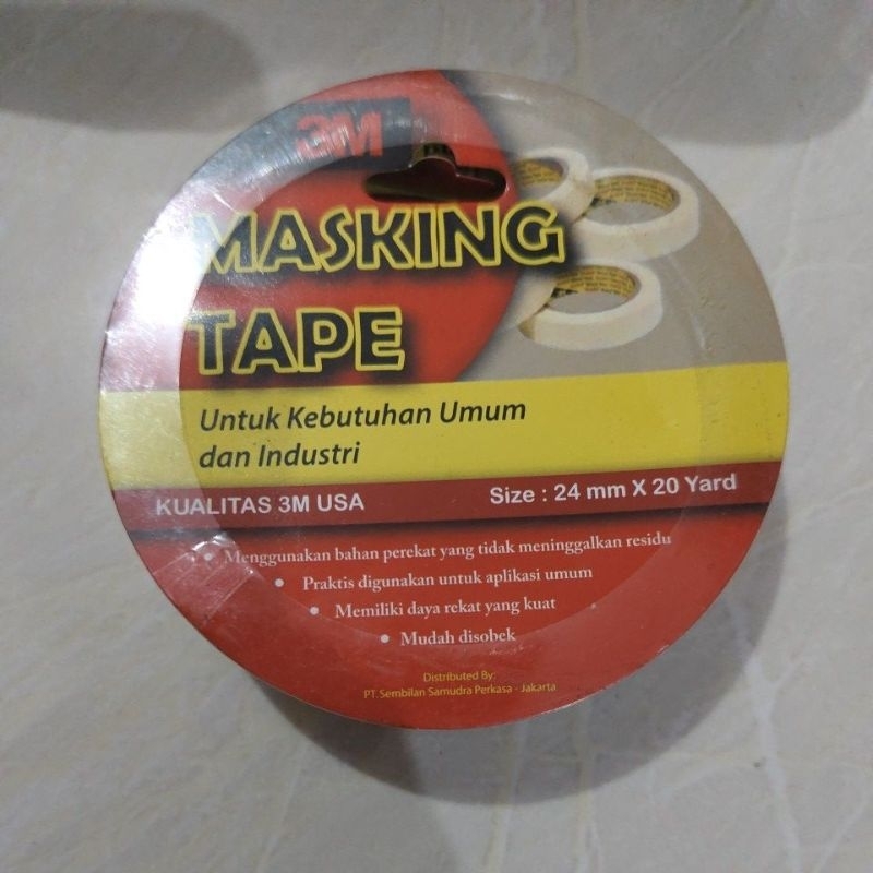 

MASKING TAPE 3M ( 24X20 YARD)