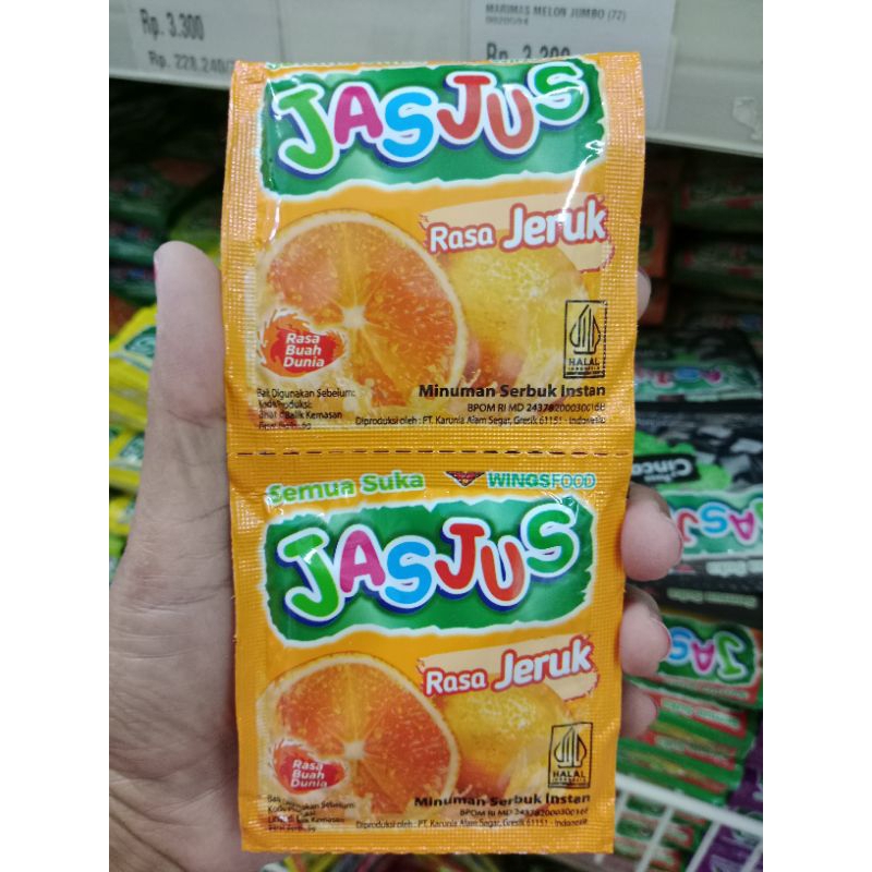 

JASJUS RASA JERUK 1 RENCENG ISI 10 SACHET