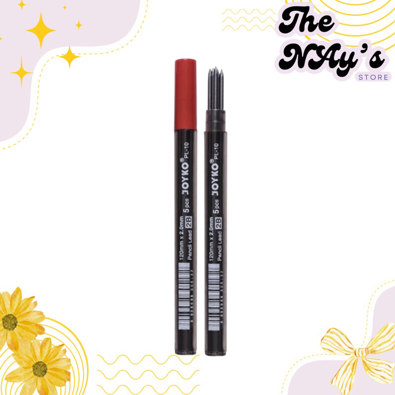 

( 1 TABUNG PL-10 ) ISI PENSIL MEKANIK JOYKO PL-10 2 mm / Pencil Lead Refill Pensil Mekanik Joyko 2B PL-10 2 mm