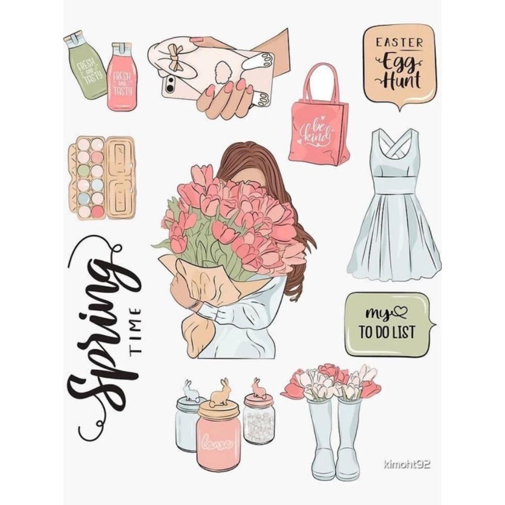 

Sticker Aesthetic Girl | Sticker Laptop | Sticker Tumblr HP | Mini Sticker Tumblr | Sticker Lucu | Sticker Diary (Bisa COD)