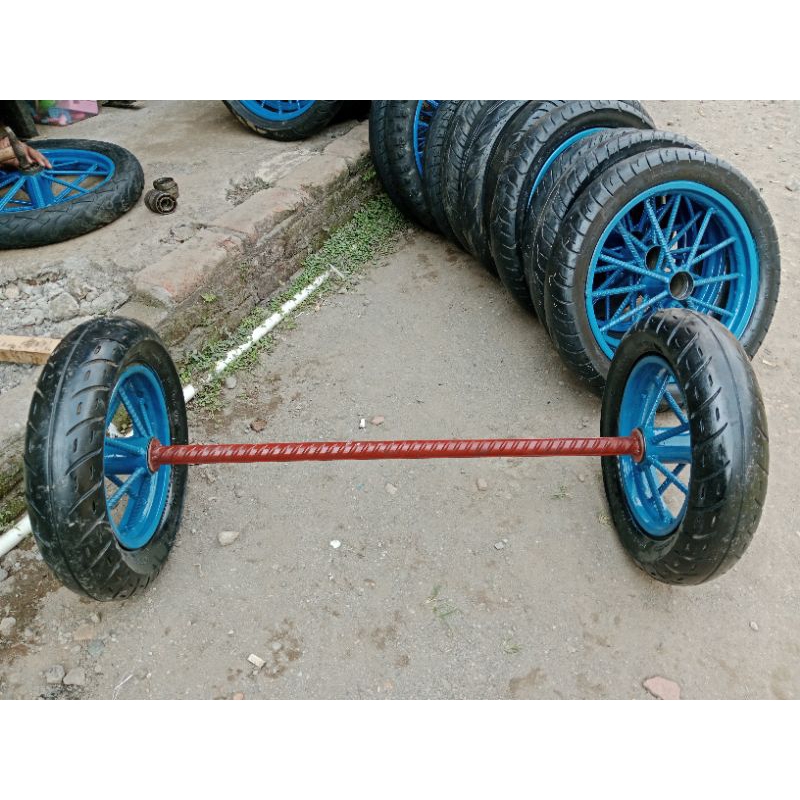 roda gerobak ring 10