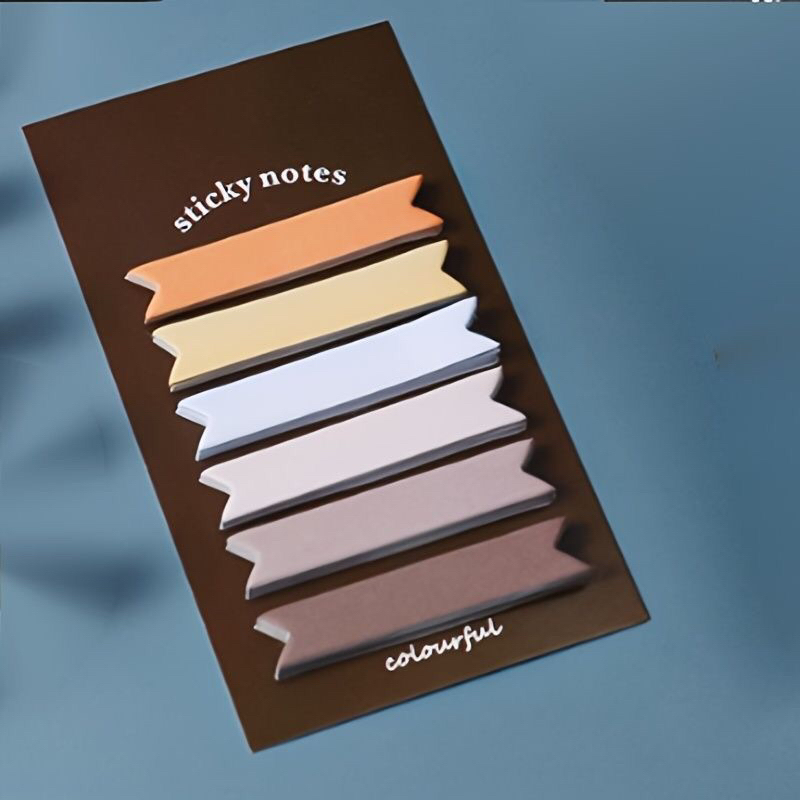 

Sticky Note Gradiasi 6in1 isi 120 Lembar Kertas Notes Morandi Tempelan Kertas Catatan Warna Gradiasi
