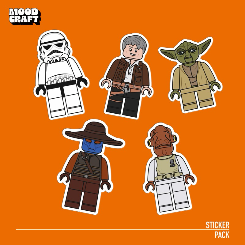 

Sticker Vinyl Lego Star Wars - Stickr Pack | SP 016