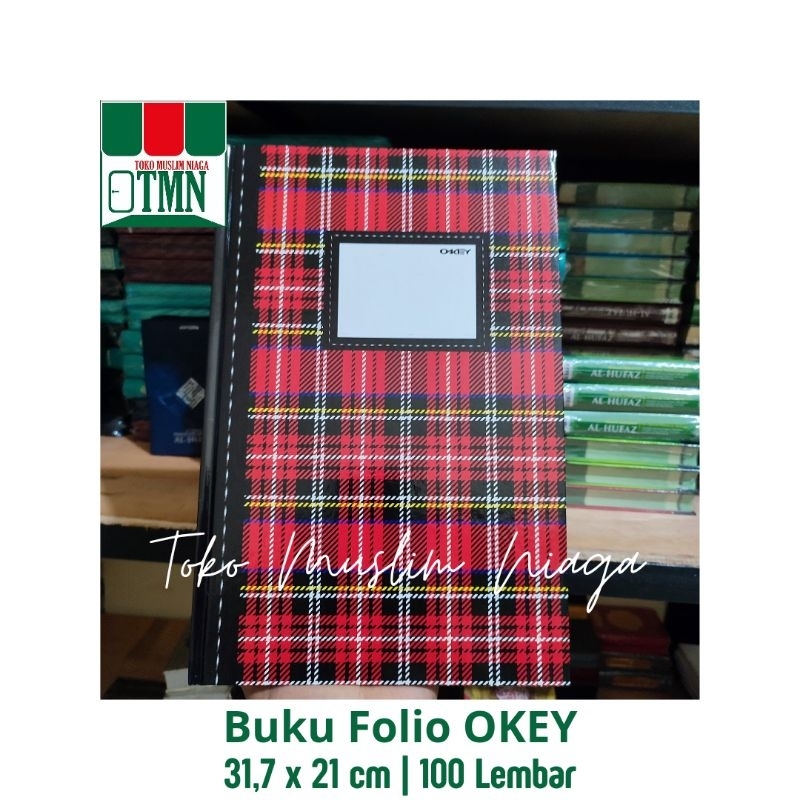 

Buku Folio Okey 100 Lembar Hard Cover