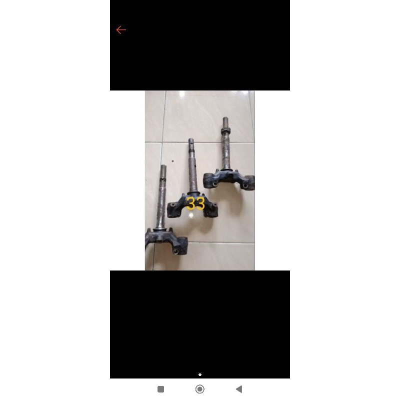 t segitiga sekok depan Yamaha foz,fiz r,Vega lama