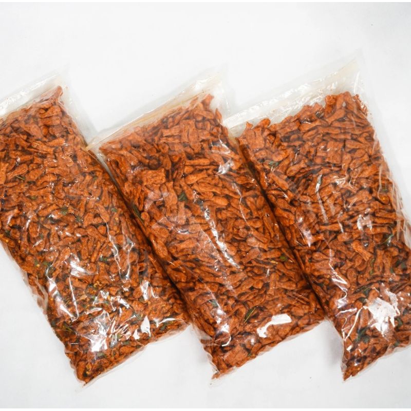 

Kerupuk Ikan Bantet Daun Jeruk Pedas 250 gram