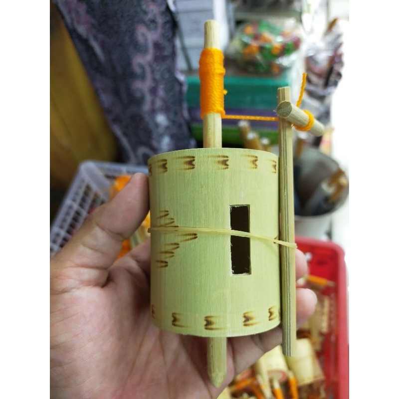 gasing bambu - gasing tradisional - patonan - mainan tradisional
