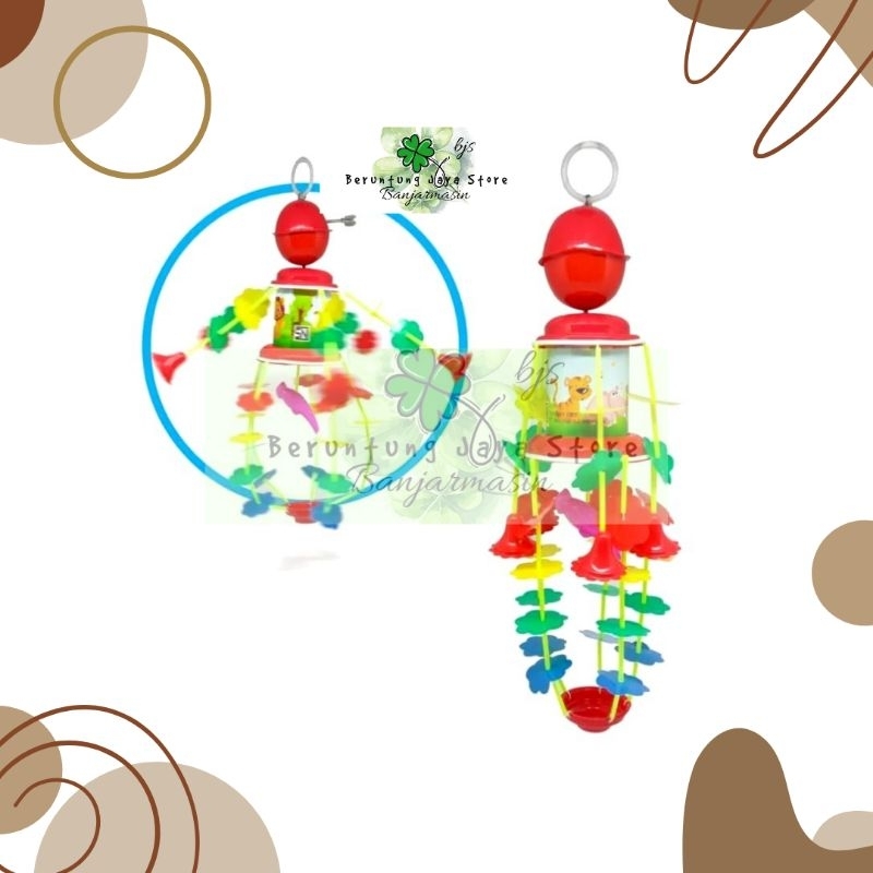 BJS - MAINAN PUTARAN BAYI RAMELAN GANTUNG / MAINAN MUSIK GANTUNG BAYI MAINAN EDUKASI / MUSIK KERINCI