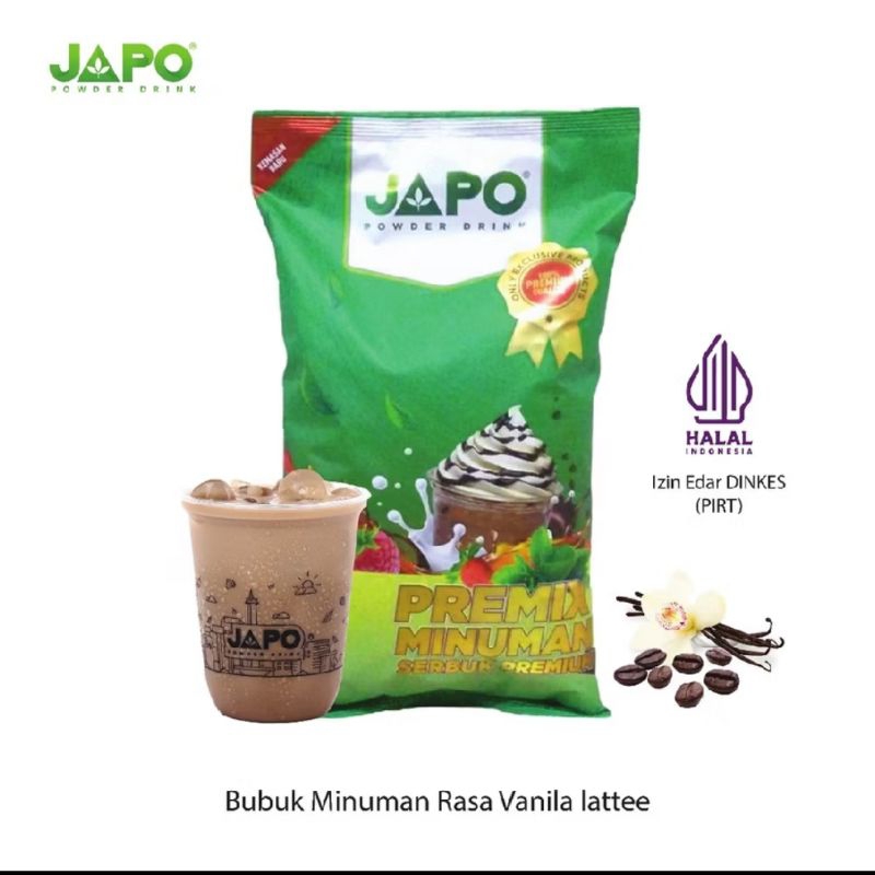 

Japo bubuk minuman 1kg vanila latte