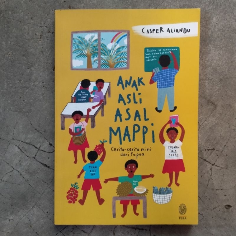 Anak Asli Asal Mappi Casper Aliandu Cerita - cerita mini dari Papua
