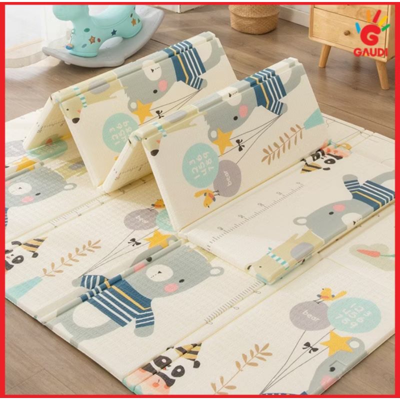 YAKIMURA PLAYMATE Jumbo Matras Bayi 180x200 cm ketebalan 5 mm / Playmate Bayi Karpet Lipat Anak / Ma