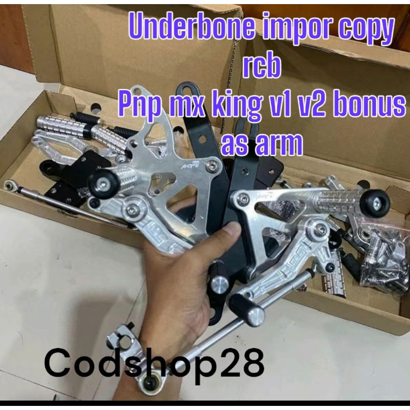 postep UNDERBONE MX KING VI V2 COPY RCB BONUS AS TENGAH