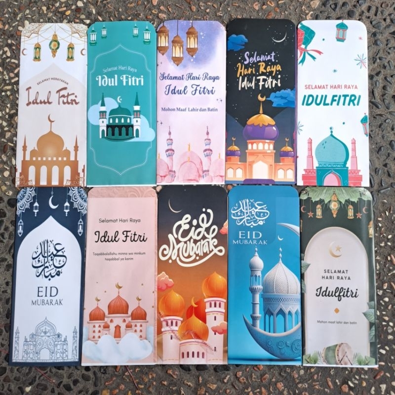 

PAKET USAHA AMPLOP LEBARAN JUMBO MUSLIM // MOTIF ISLAMI