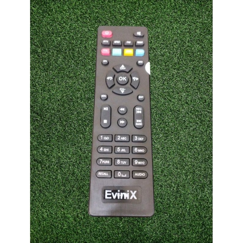 0Remot Remote Receiver STB DVB T2 Parabola Evinix H-1 / H1 UHF STB Remote