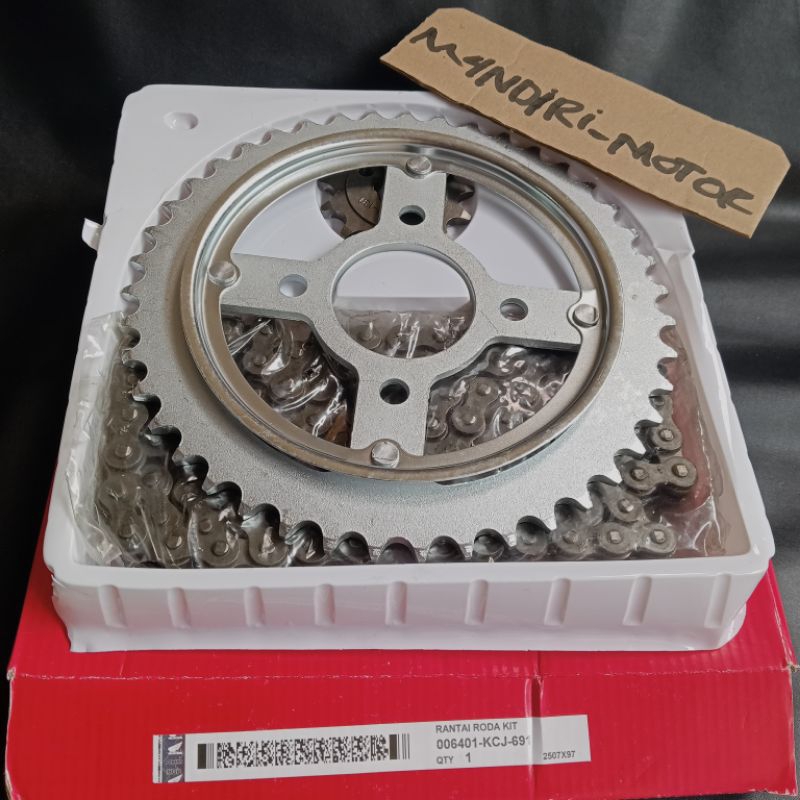 gir gear set Honda Tiger lama 2000, Tiger Revo, Tiger New KCJ asli sunstar