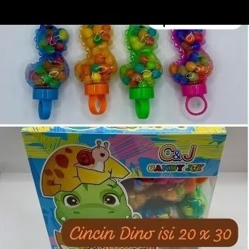 

Permen cincin Dino 1pak isi 30pcs