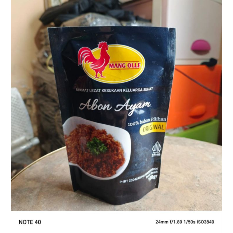 

RK60 Abon Ayam original non MSG lezat lebih bergizi, cemilan keluarga sehat