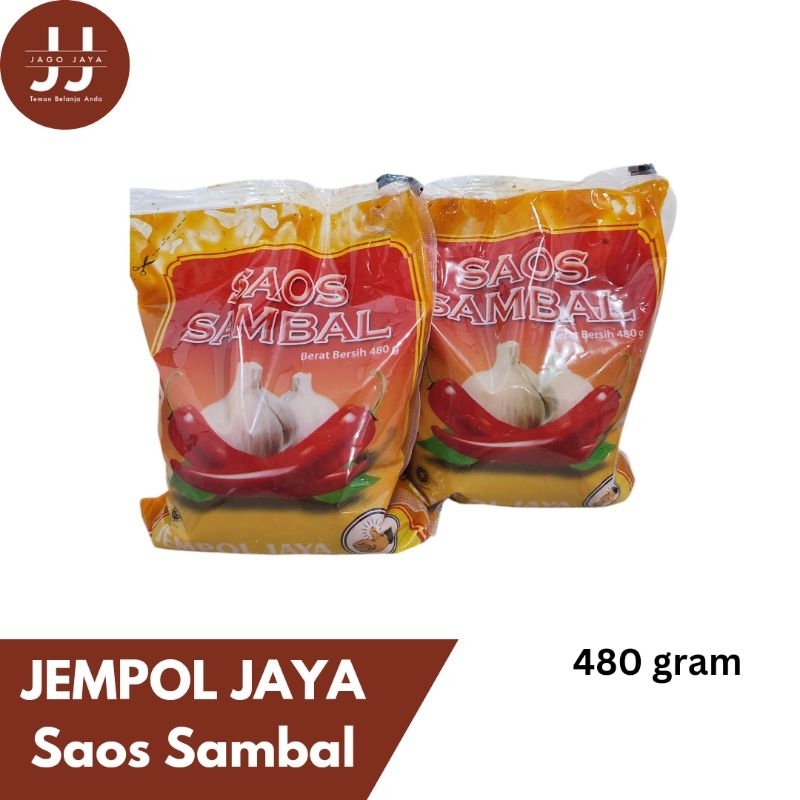 

[Jago Jaya] Saos Sambal cap JEMPOL JAYA 480 gram- Saos Sambal - Saos Pedas Jempol - Hot Sauce
