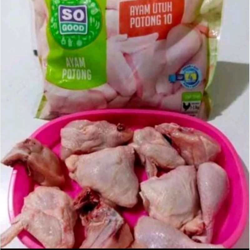 

so good ayam potong isi 10 potong