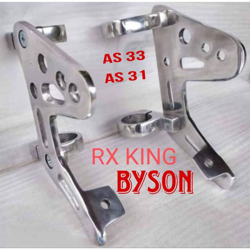 breket kupingan lampu dudukan lampu depan bpro rx king GL byson ninja vixion scorpio thunder